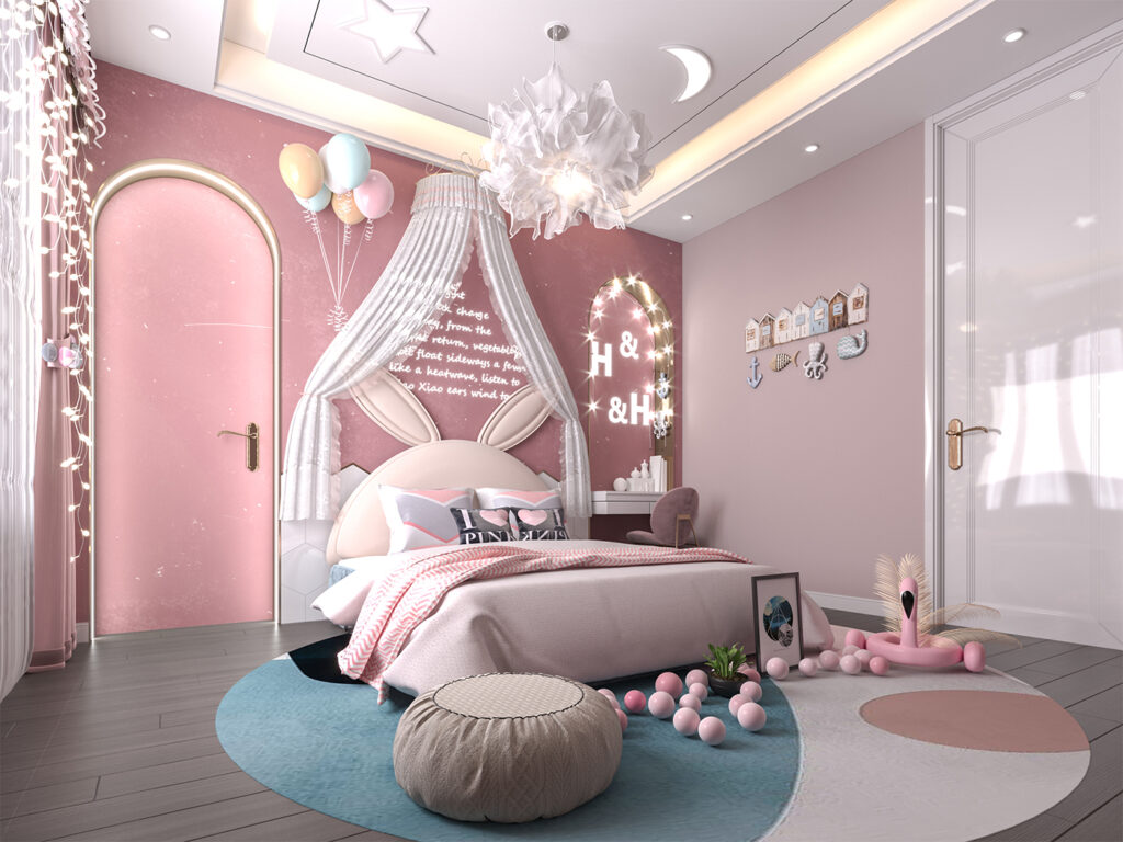 contemporary kids bedroom interior design