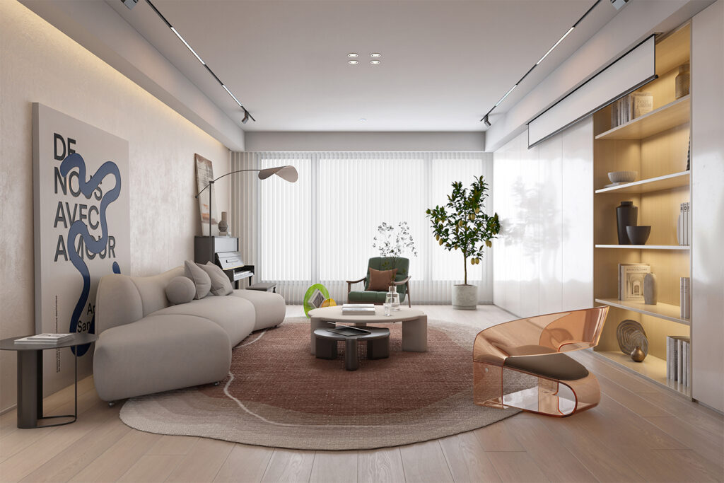 contemporary living room interior design