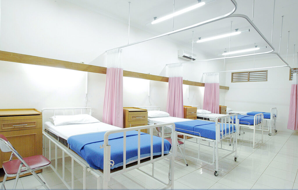 A healthcare facility with a clean, efficient and patient-friendly design