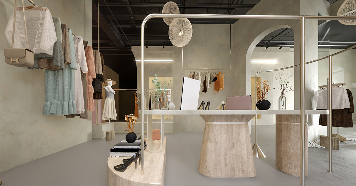 A retail store with an attractive and functional layout