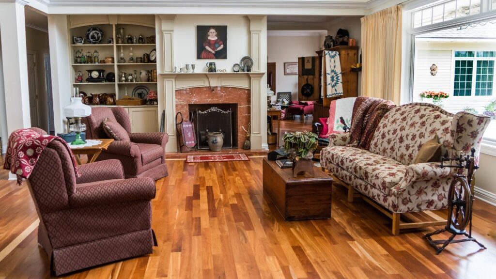 a traditional living room