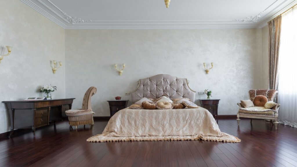 An aesthetically pleasing bedroom design