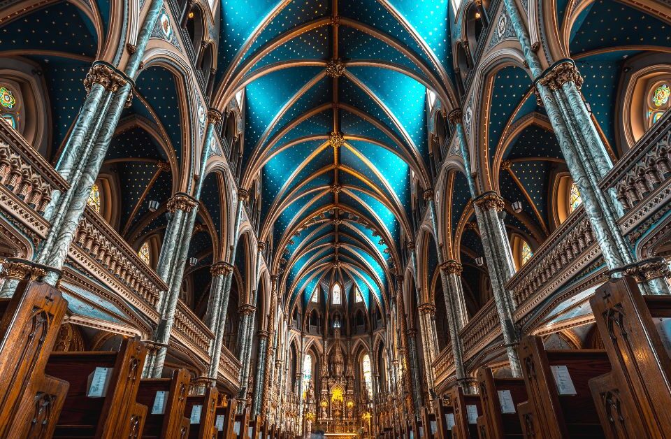 traditional interior design cathedral