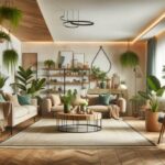 Trendy 2024 Interior Design Featuring Biophilic Elements and Earthy Colors