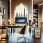 Luxurious and Compact Home Office Design in Dubai