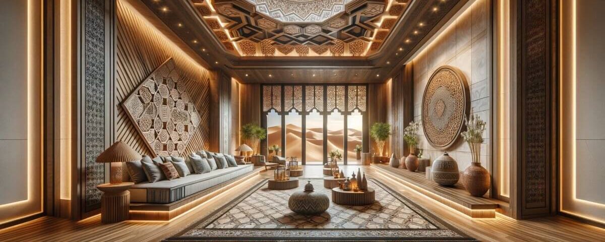 Traditional Emirati Design Elements in a Modern Dubai Home Interior