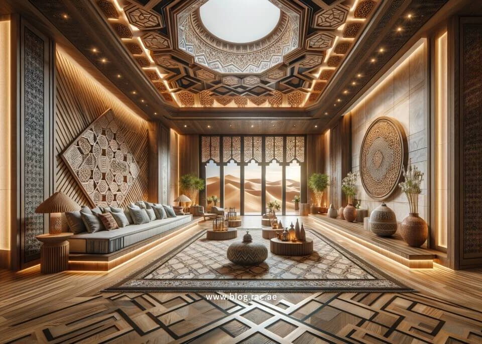 Traditional Emirati Design Elements in a Modern Dubai Home Interior