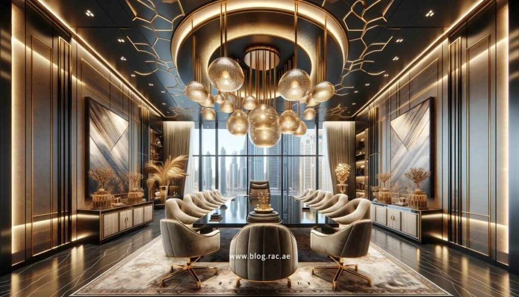 Luxurious Meeting Room Design in Dubai