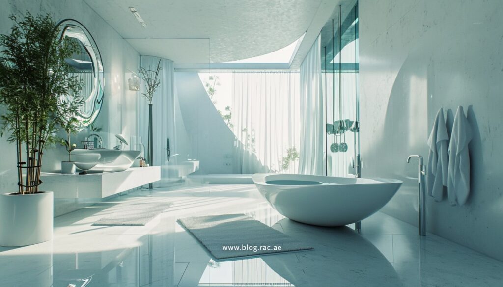 Elegant Bathroom Design in Luxury Villa