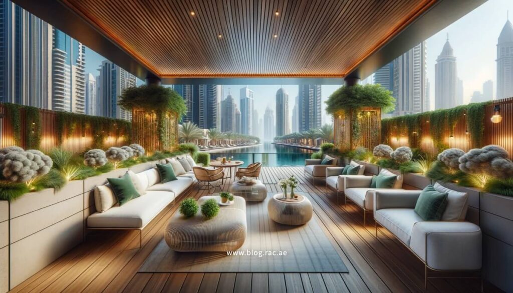 Inviting Outdoor Terrace Design in Dubai