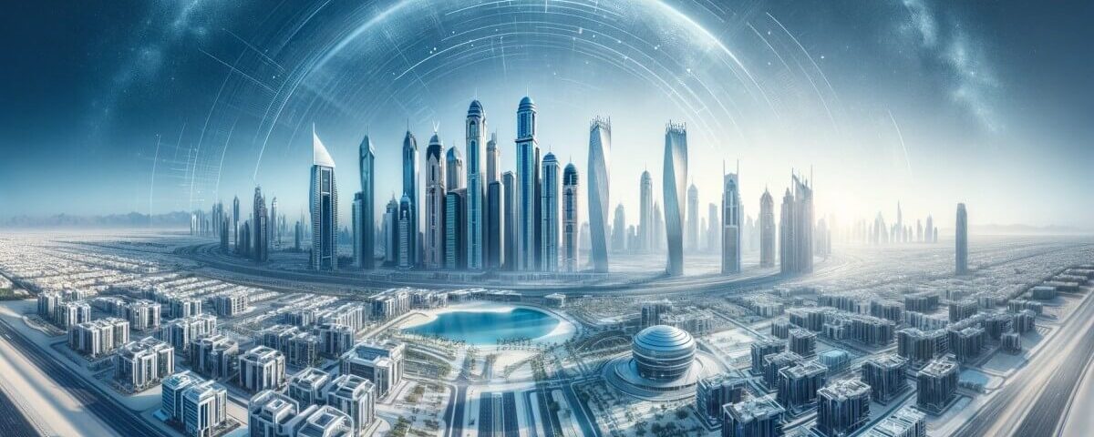 Panoramic View of Dubai Skyline Representing Home Renovation Trends in 2024