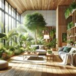 Biophilic Living Room Design with Natural Elements