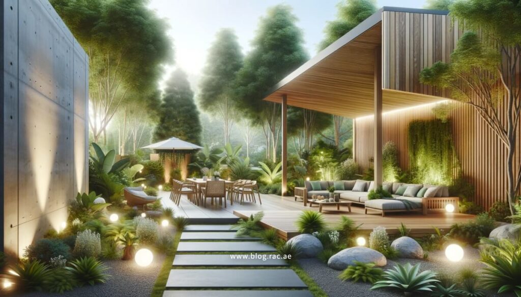 Sustainable outdoor living space design