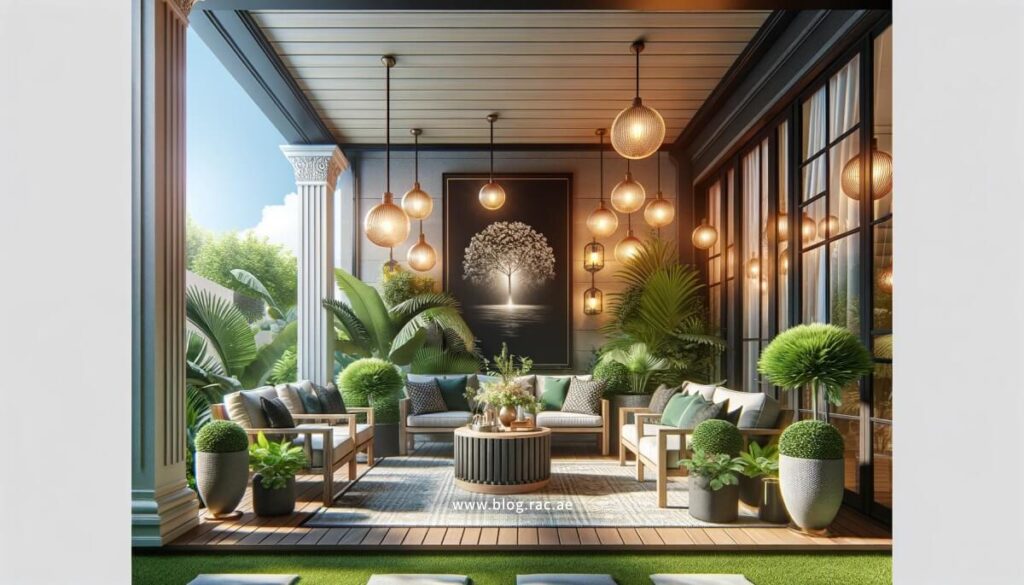 Luxurious yet affordable outdoor porch design