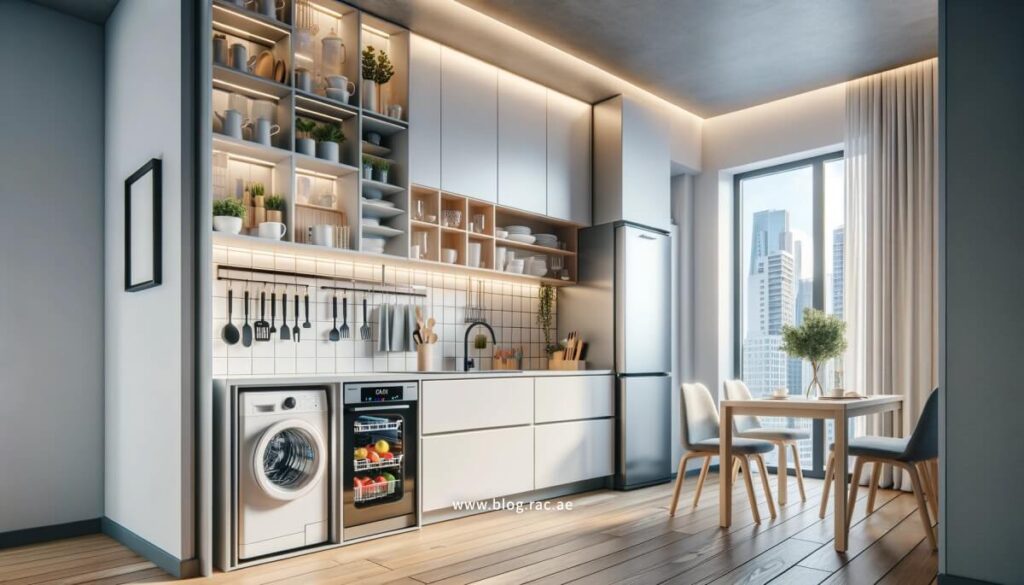 Sleek Modern Kitchen in a Small Space