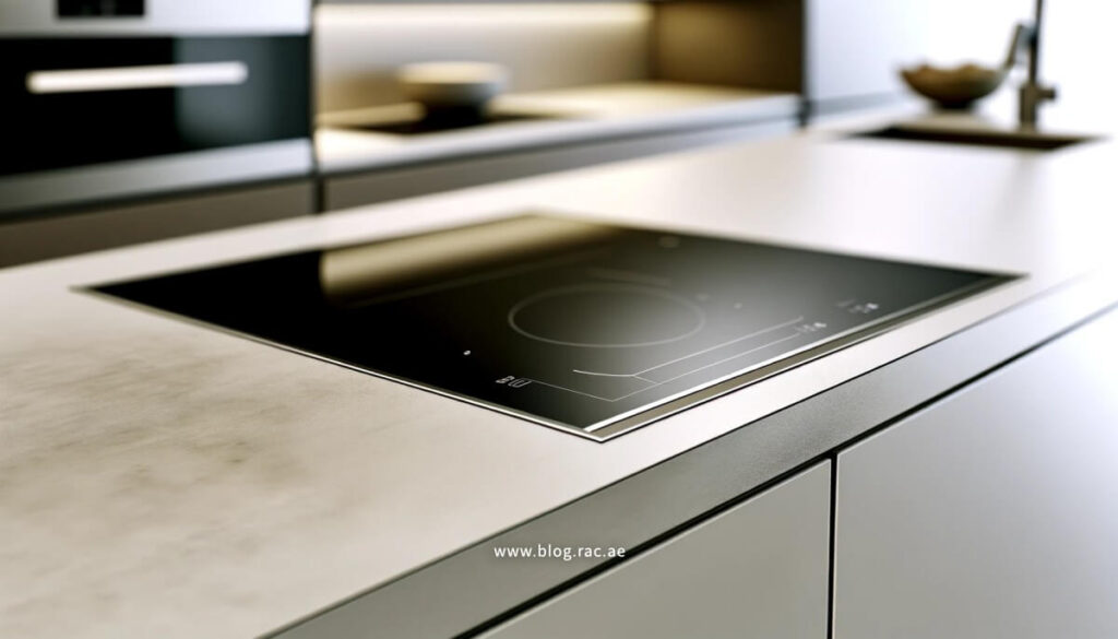 Seamless Induction Cooktop Integrated into Modern Kitchen