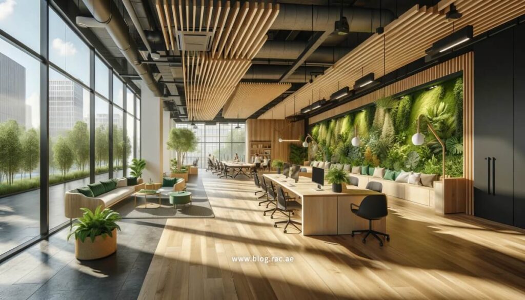 Modern Office with Biophilic Design Elements