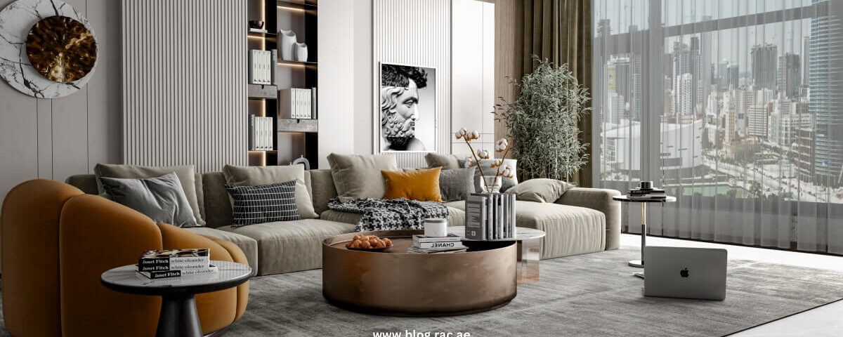 Luxury interior design in a Dubai living room