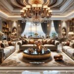 Opulent living room luxury interior design