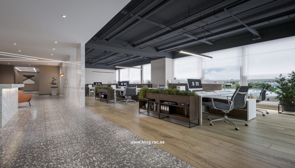 Modern office interior design in Dubai