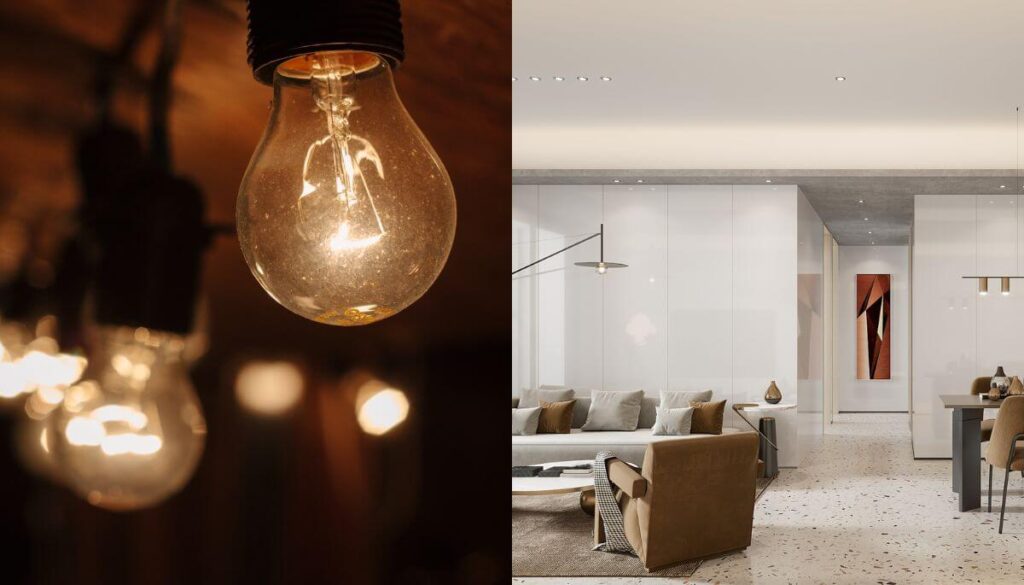 Evolution of smart ceiling lights from traditional bulbs to advanced technology